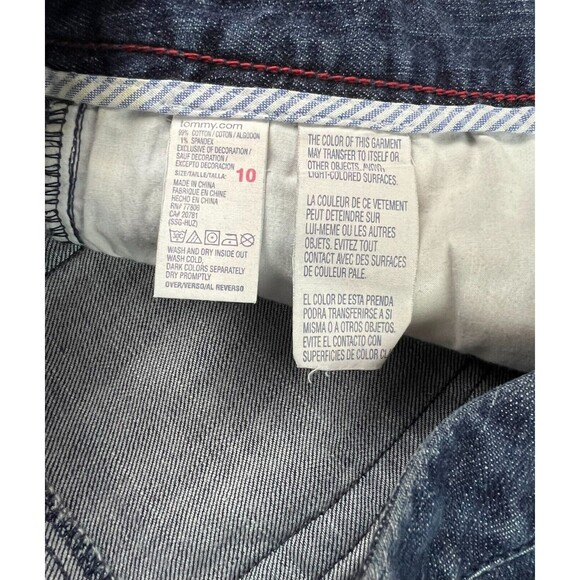 Tommy Hilfiger Trouser Jeans Vintage '07 Women's Size 10 Crop Taper Mid-Rise - Picture 8 of 9